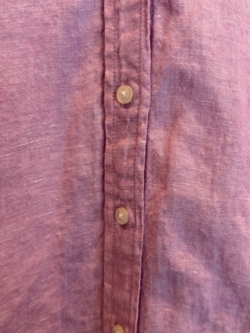 J.Crew Baird McNutt 100% Irish Linen Shirt 6 Slim Fit Orchid Purple - Picture 6 of 9